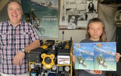 Pierre Lachance, Auteur de BD Henri le robot sous-marin et Résident du Domaine du Parc de Terrebonne